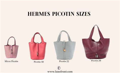 hermes tasche picotin|hermes picotin size chart.